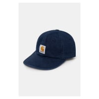 Bavlněná baseballová čepice Carhartt WIP Icon Cap tmavomodrá barva, s aplikací, I033359.29LXX