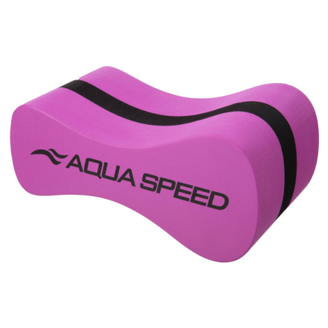 AQUA SPEED Plavecká deska Ósemka Wave Pink Pattern 03