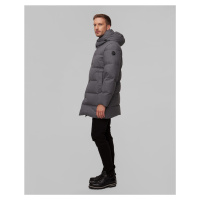 Šedý Pánský Vlněný Kabát Woolrich Luxe Long Parka