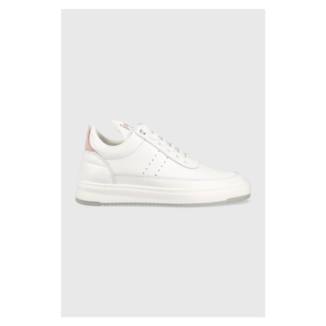 Kožené sneakers boty Filling Pieces Low Top Bianco bílá barva, 10127792081