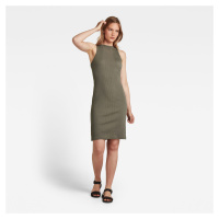 Dress - G-star RAW Engineered rib tank top dress C green