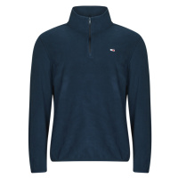 Tommy Jeans TJM REG S FLAG POLAR 1/4 ZIP Tmavě modrá