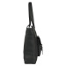 Dámská kožená kabelka na notebook Sparwell Leone - černá
