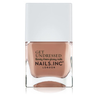 Nails Inc. Get Undressed pečující lak na nehty odstín Better Naked 14 ml