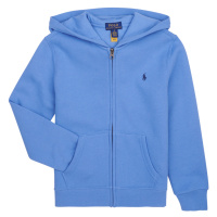 Polo Ralph Lauren LS FZ HOOD-TOPS-KNIT Modrá