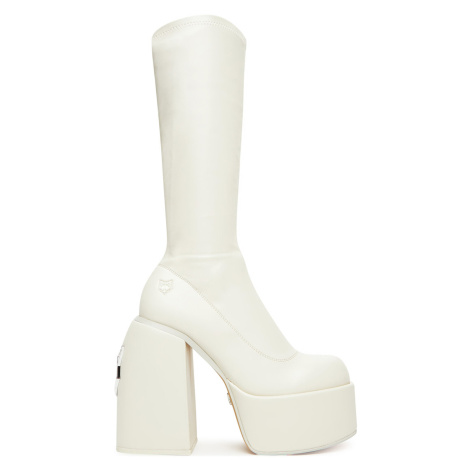 Kozačky Naked Wolfe Spice Bílá