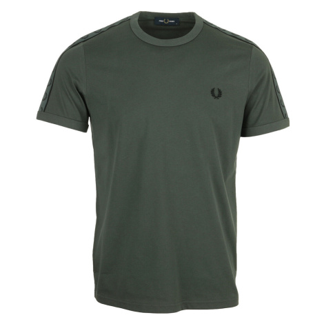 Fred Perry Contrast Tape Ringer Zelená