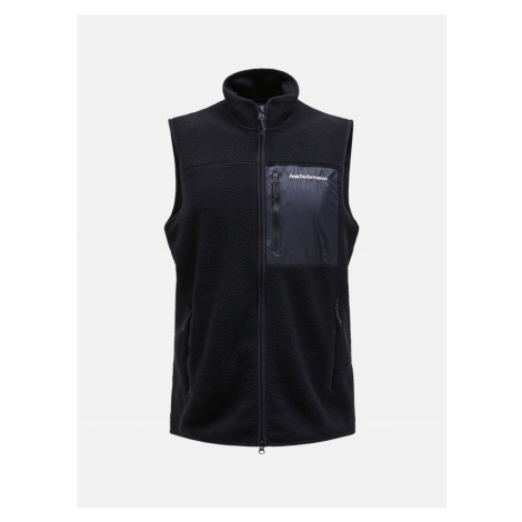 Vesta peak performance m pile vest černá