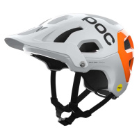 POC Cyklistická přilba - TECTAL RACE MIPS NFC - bílá/oranžová