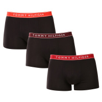 3PACK pánské boxerky Tommy Hilfiger černé (UM0UM03457 0WI)