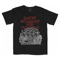 Rage Against The Machine tričko, Crowd Masks Black, pánské