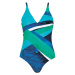 Dámské jednodílné plavky Naturana 73455 | modrá