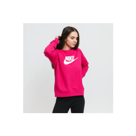 Nike W NSW Essential Crew Fleece HBR tmavě růžová