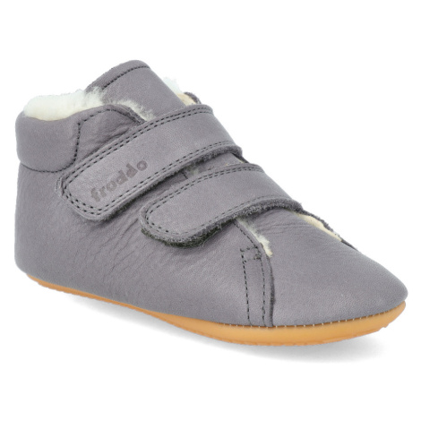 Barefoot zimní capáčky Froddo - Prewalkers Sheepskin šedé