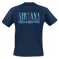 Nirvana Nevermind Tričko námořnická modrá