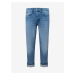 Modré pánské zkrácené straight fit džíny Pepe Jeans Callen 2020