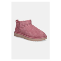 Sněhule UGG Classic Ultra Mini růžová barva, 1116109-DYR