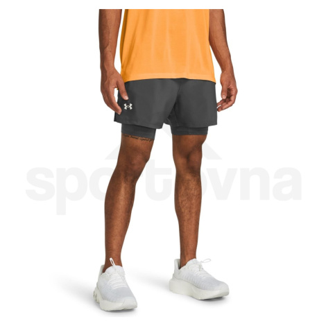Under Armour Launch 5'' 2-IN-1 Shorts 1382640-025 - gray