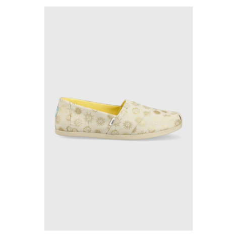 Espadrilky Toms Alpargata béžová barva