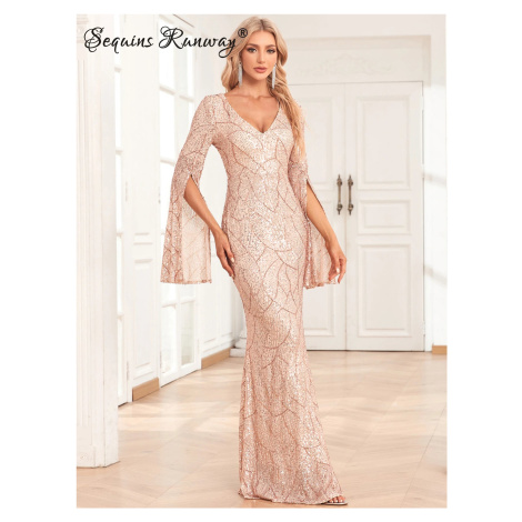 Dlouhé svatební šaty Sequins SQ831 Sequins Fashion