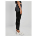 kalhoty dámské URBAN CASSICS - Shiny High Waist Leggings - black