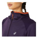 ASICS WINTER RUN LS HOODIE Dámská mikina, fialová, velikost