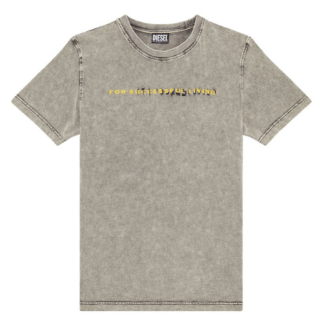 Tričko diesel t-diegor-e5 t-shirt šedá