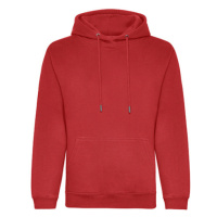 Just Hoods Unisex mikina s kapucí JH201 Fire Red