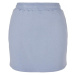 Ladies Organic Terry Mini Skirt - violablue