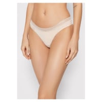 Dámské tanga Calvin Klein QF6307 Krémová