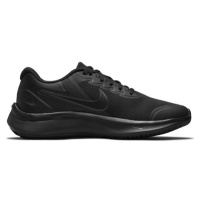 Nike STAR RUNNER 3 GS Dětská sportovní obuv, černá, velikost 35.5