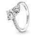 Pandora Třpytivý stříbrný prsten Timeless 191198C01