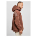 Oversized Logo Hoody - bark