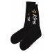 King Intenso vysoké pánské ponožky stylové černá