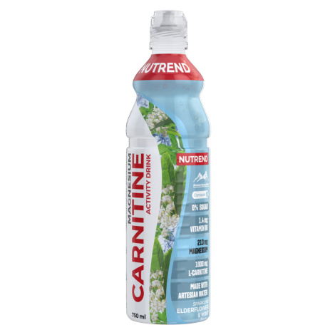 NUTREND Carnitine Magnesium activity drink bez kofeinu, bezinka + máta 750 ml