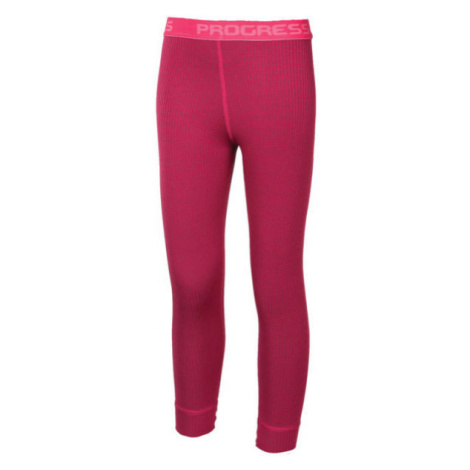PROGRESS MICROSENSE LT-G Dívčí funkční spodní kalhoty, růžová, velikost