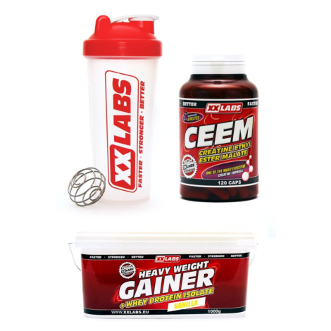 Xxlabs CEEM cps.120 + Heavy Weight Gainer vanilka 1000 g + šejkr