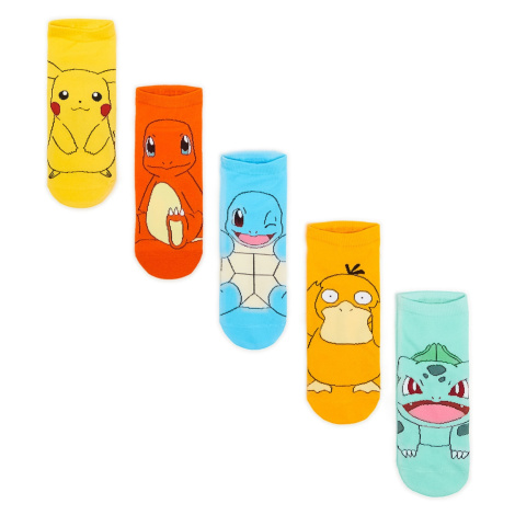 Cropp - 5 pack ponožky Pokémon - Vícebarevná