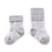 KipKep dětské ponožky Stay-on-Socks 0-6m 2páry Silver Grey