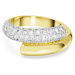 Swarovski Blyštivý pozlacený prsten Dextera 56688 55 mm