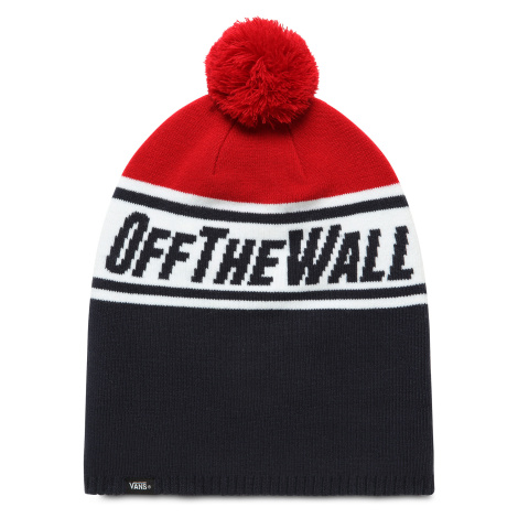 Čepice Vans OFF THE WALL POM BEANIE BOYS DRESS modráS/CHILI PEPPER