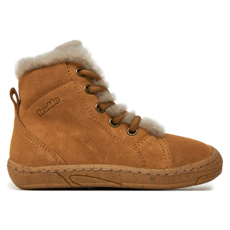 Kotníková obuv Froddo Minni Suede Laces G2110140-2 S Hnědá