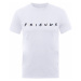 Friends tričko, Logo White, pánské