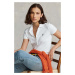 Polo tričko Ralph Lauren bílá barva, s límečkem, 211870245001