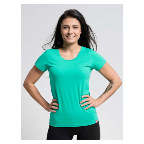 Dámské bavlněné triko CityZen klasické s elastanem zelená CityZen®