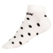 Litex Designové ponožky nízké 9A021 Bílá