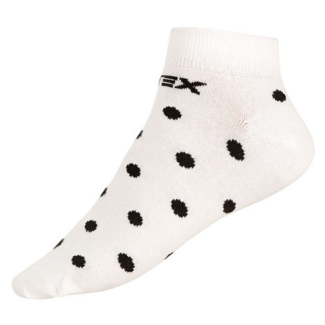 Litex Designové ponožky nízké 9A021 Bílá