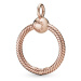 Pandora Bronzový náhrdelníkový přívěsek na korálky Rose 388296/388256 2,5 cm