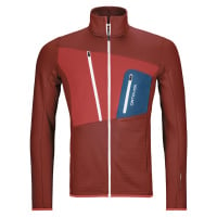Ortovox Fleece Grid Jacket M červená