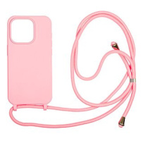 Mobile Origin Lanyard Case Pink iPhone 15 Pro